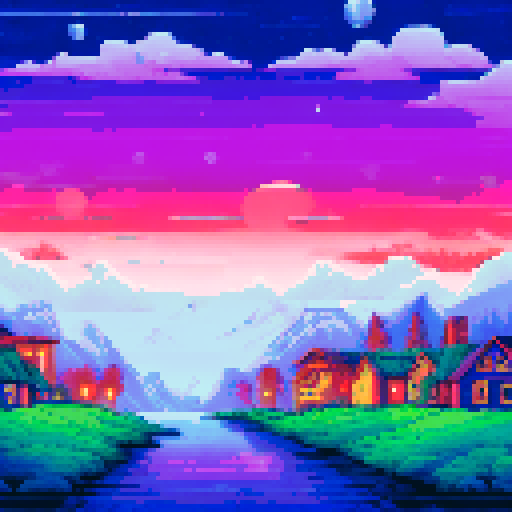 beautiful dramatic aurora borealis over an adorable town at night 