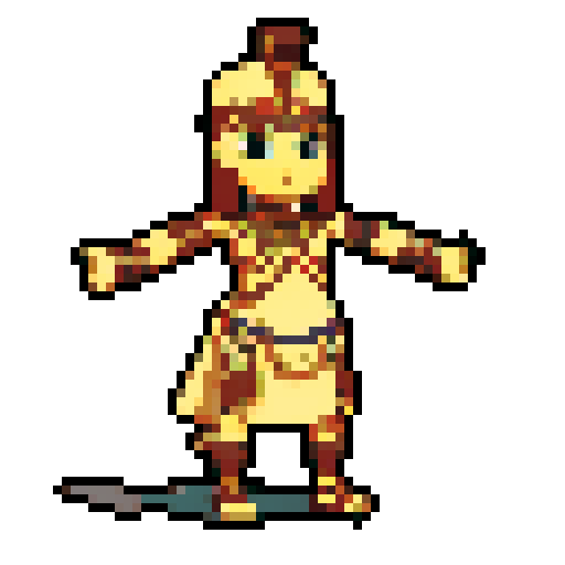 Ancient Egyptian mummy game character, wrapped in bandages