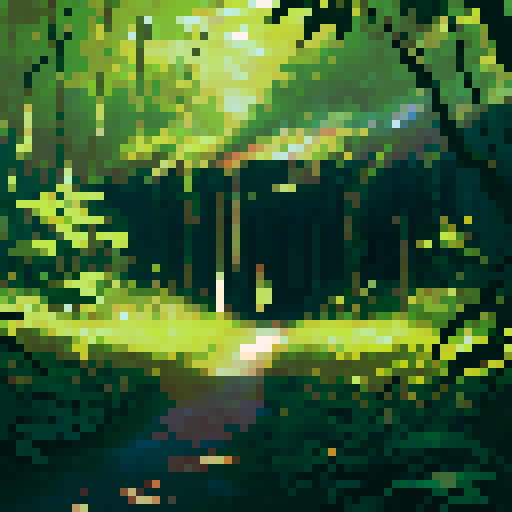 The scene should evoke a sense of intense combat, with natural environment reflecting the aftermath of a fierce battle. The dense jungle should be lush with various shades of green, tall trees, thick underbrush, and large ferns. Incorporate signs of conflict such as broken branches, disturbed foliage, and faint smoke or fire remnants in the background. The terrain should include uneven ground with scattered rocks and perhaps a muddy path. The sky, partially visible through the canopy. Dark tone.