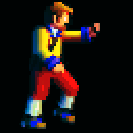 A man similar to the reference I sent is walking. When 4 pictures come together, he will walk, but let it be natural.