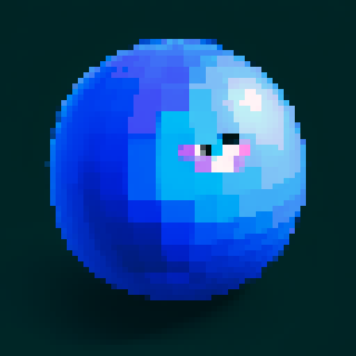 blue magic ball; attack