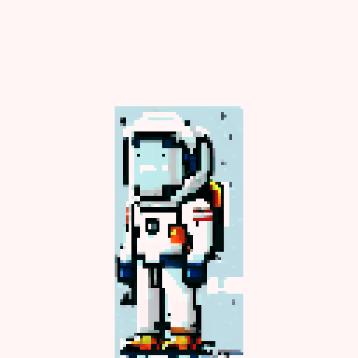 Create a copy of the attached spaceman, however, make the suit different

