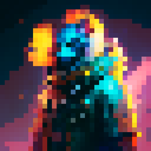 pyke from league of legends ,vivid color