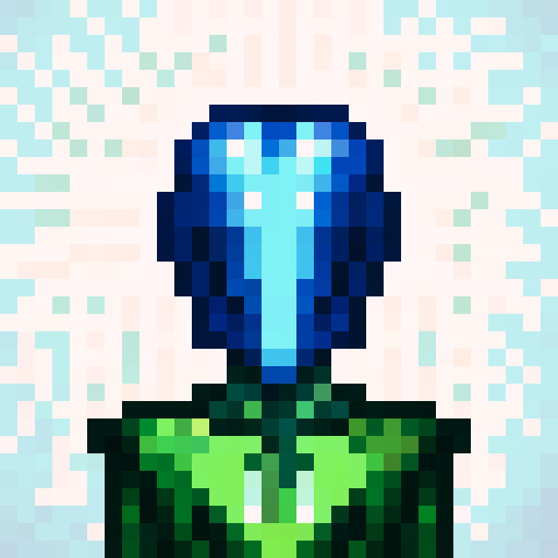 galaxy armor, close up, sRGB, skill art, game icon, 32x32 pixel art, portrait
