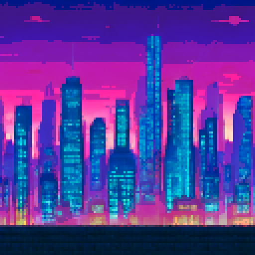 Rooftop taking up half the image, overlooking city at night, gritty, non colorful