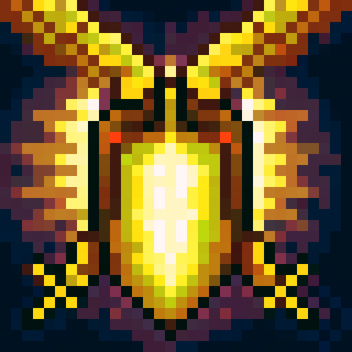 execute, ingame ability icon, 32x32 pixel art, sRGB, skill art, close up, sharp lines, vibrant colors, dramatic lighting