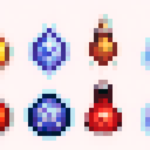 Magical spell potions, dungeons and dragons, lab scientist experiment.