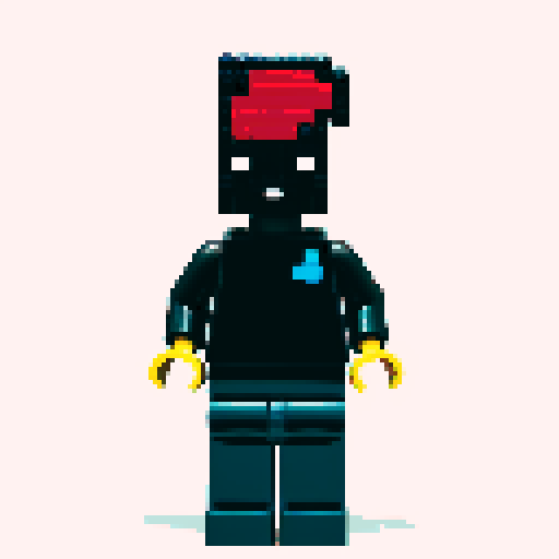 lego pixel, vibrant colors, blocky shapes, small plastic bricks, isometric perspective, retro video game, low resolution, 8-bit graphics, sharp edges, square grid, limited color palette, nostalgic feel, brick-built characters, iconic lego logo, digital recreation, detailed textures, crisp lines, simplified forms, nostalgic gaming vibes