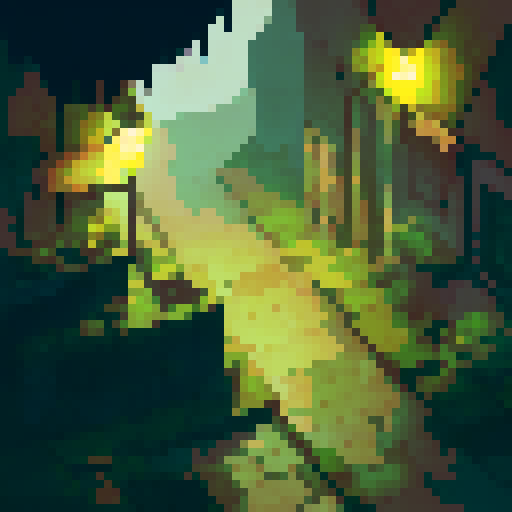 A moody dark alley lain with jagged cobblestone, dimly lit and eerily spooky. Hidden in lands lost to time are the bones of what once was