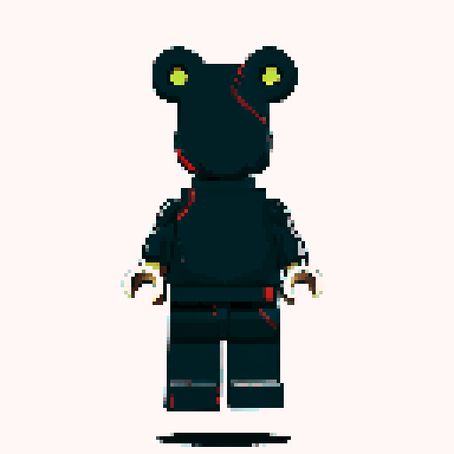 Superman, Lego, pixelated, vibrant colors, blocky, retro, 8-bit, square pixels, sharp edges, low resolution, small details, iconic costume, flying, cape, red and blue, primary colors, simple shapes, nostalgic, video game style, sRGB color space