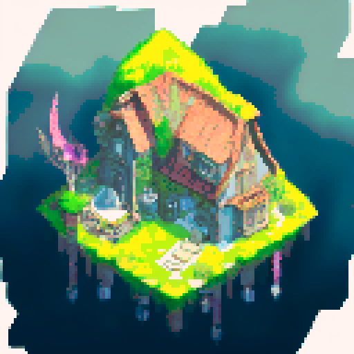 Scary building interior silhouette dark