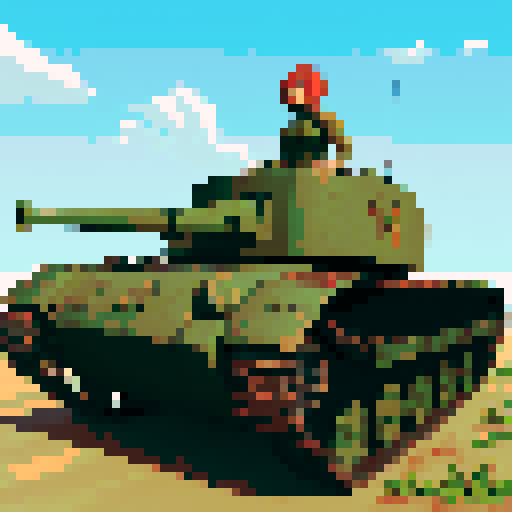 T-34-85 tank, strict side profile view, facing right, full body visible, no perspective, post-apocalyptic world, worn and weathered, game icon, centered composition, transparent background