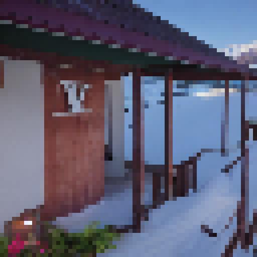 snowy mountain landsape 