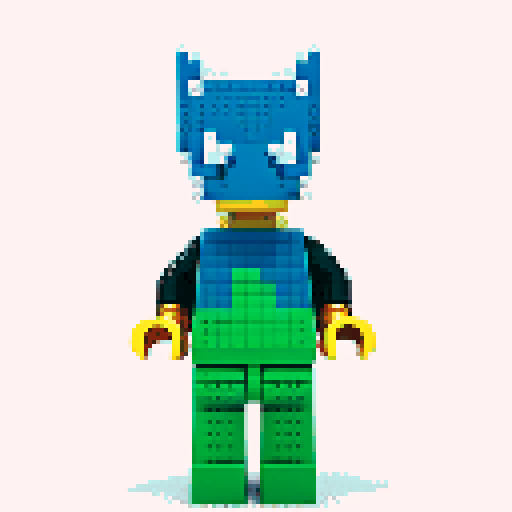 wolverine lego pixel