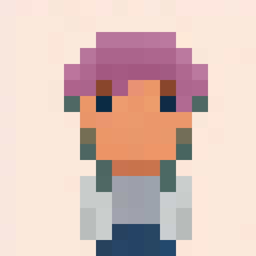 Chibi boy with Korean hairstyle and rosy cheeks, wearing big headphones and a huge puffy jacket, looking from a first person point of view in high detail.