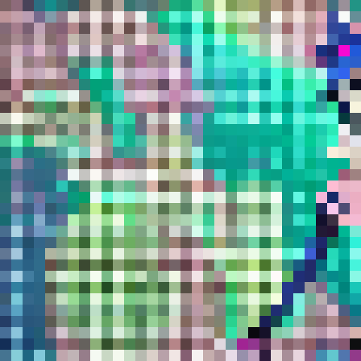 Cute anime girl with pink hair, holding a giant lollipop in a pastel-colored candy store surrounded by candy jars and a neon sign, in an anime style.