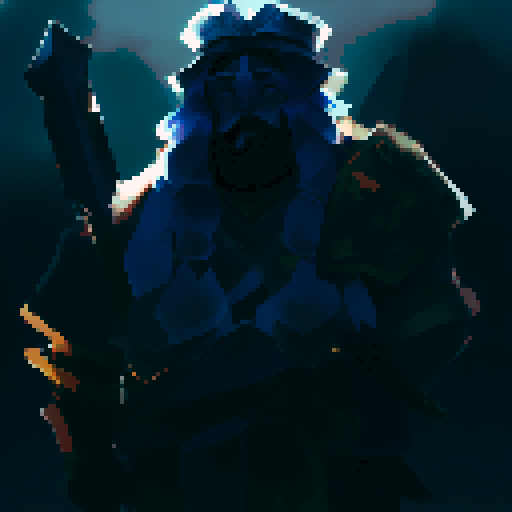 three men, king and his retinue, crown, light at the kind, dark place, king with sword, cant see eyes, eyes darken