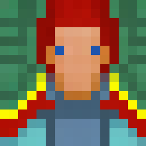 Sam Altman of OpenAI, close-up, pixel art, game icon, 16x16, portrait