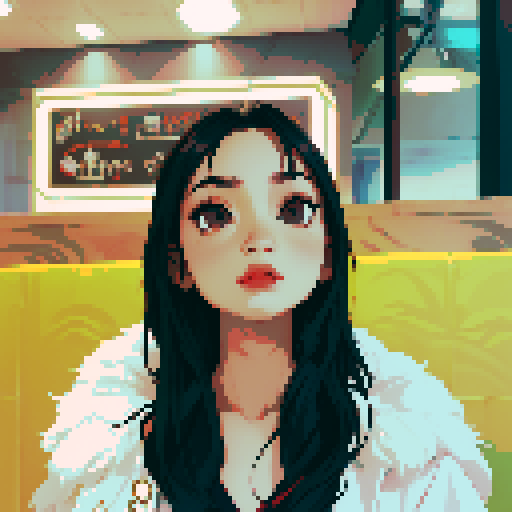 Southeast Asian woman, long wavy hair, White skin, oval face, black eyes, age 20, wearing a robe