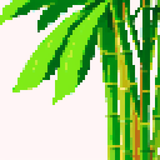 single green bamboo