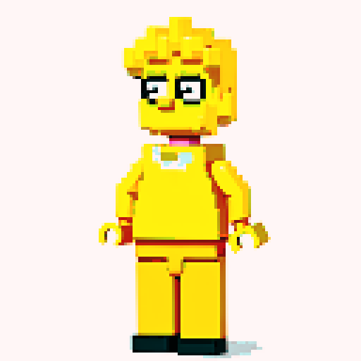 Simpons lego pixel