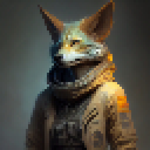 a snake wolf character