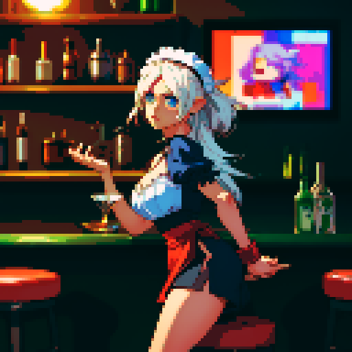 Bartender platformer game