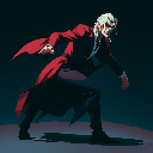 vampire lord, male vampire, full-body image, gentleman, dracula, ready to fight, facing left, action pose