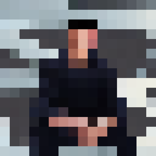 game icon, pixel art, close up, 16x16, neutral expression, person, portrait, vibrant colors, detailed shading, retro aesthetic