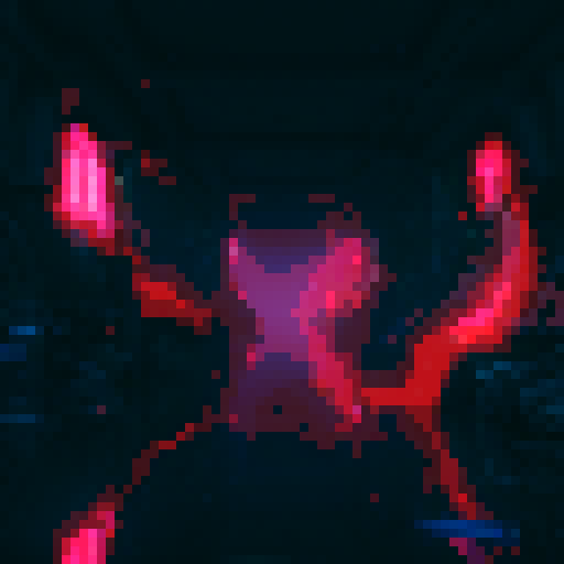 Futuristic , towering skyscrapers, neon lights, vibrant colors, people wearing futuristic outfits, pixel art