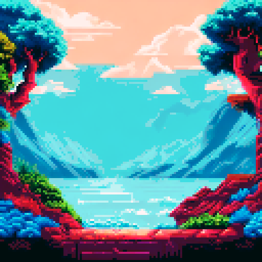 choppy ocean waves high drama intense colors moody lighting 