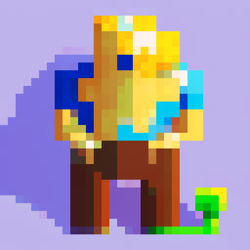 pixel art character, 32x32, full body, facing forward