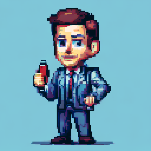 Elon Musk's cluttered office, filled with futuristic gadgets, stacks of blueprints, and shelves of model rockets