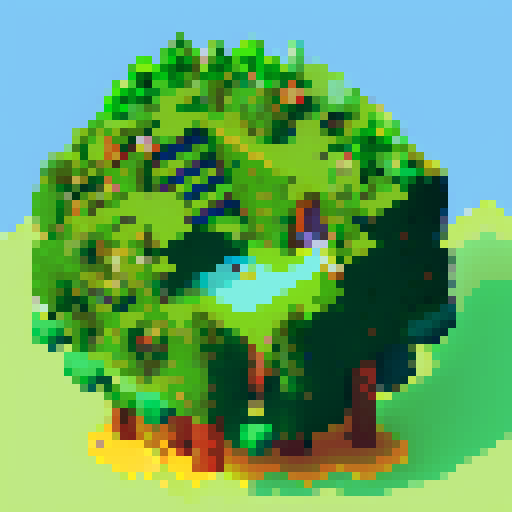 A green healing ray that appeared from the sky