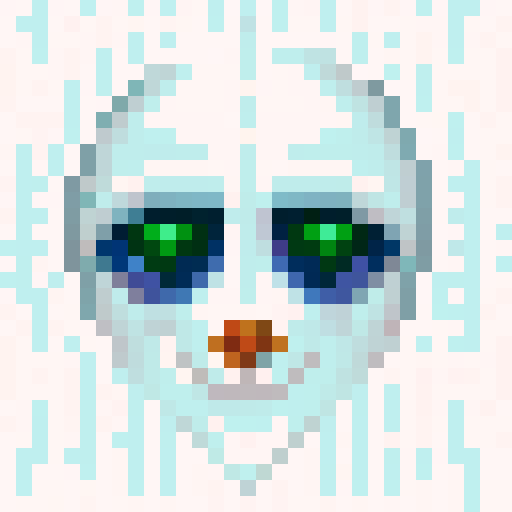 Pixel art with minimal color palette. up to 4 colors