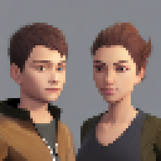 portrait for starship pilot male and female