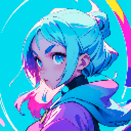 centered padlock, radiating mysterious circular blue aura, galactic background, Solana colors, pixel art