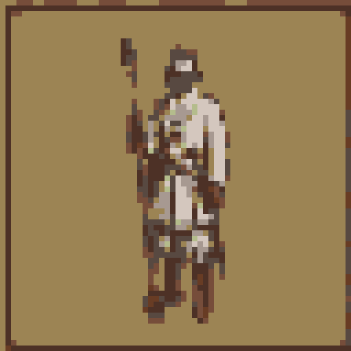 small fantasy icon of ratman archer for use in a fantasy wargame