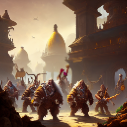 Dwarves and steam punk arena