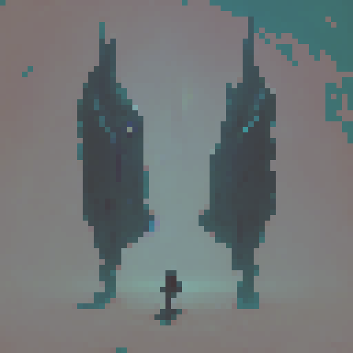 a warrior teleporting through a portal