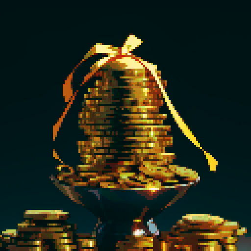 piles of gold coins, gold piled up high