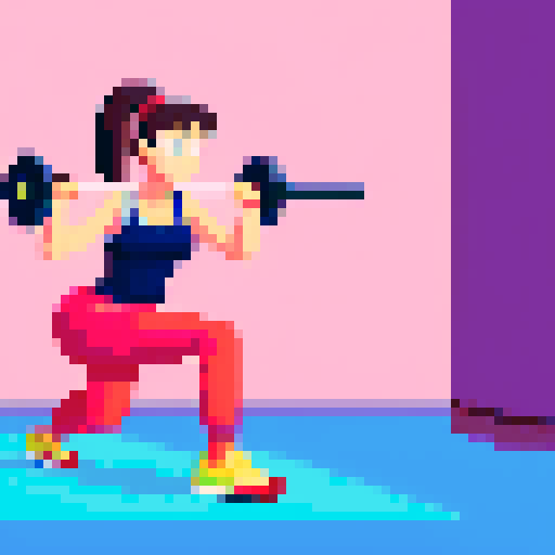 woman doing gym
