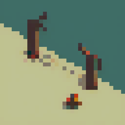 wand, staff, magic, ominous, rugged, game asset