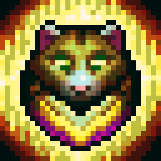 make a cartoon looking cat