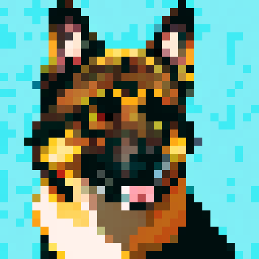 Cute german Shepard dog