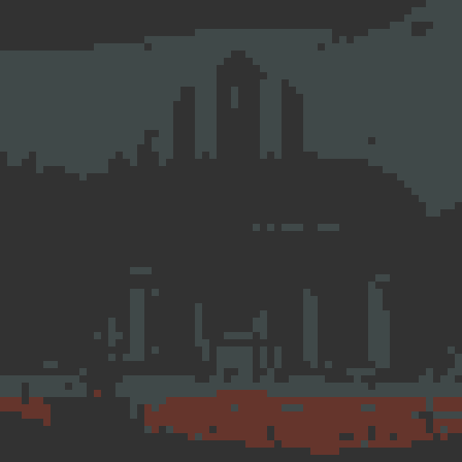 top down, post-apocalyptic, ancient Roman farmland, rpg tileset, moody lighting, crumbling ruins, overgrown vegetation, decaying crops, broken aqueducts, weathered statues, moss-covered stones, eerie atmosphere, abandoned farmhouses, mystical artifacts, mystical runes, mythical creatures, dramatic shadows, epic landscapes, desolate fields