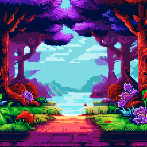 Purple forest, “Spiky Nad´s” writing in the center of the picture,
Hedgehogs on the round