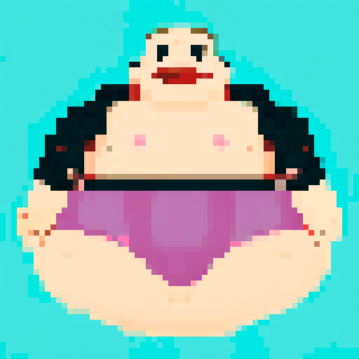 chubby cartoon in underwear