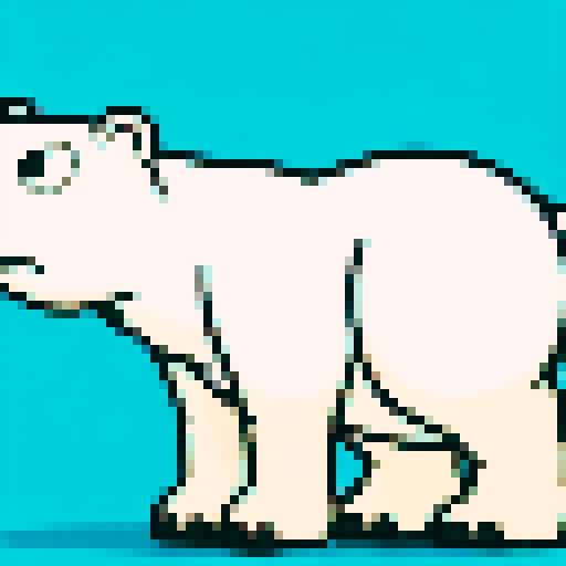 2d brown bear sprite for a video game