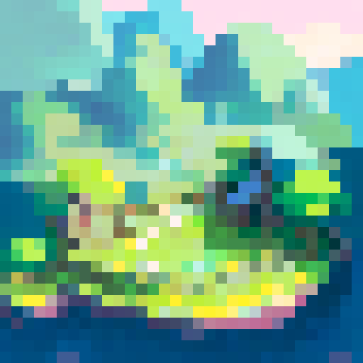 A beautiful sunny sunrise with clouds and mountains and a forest 